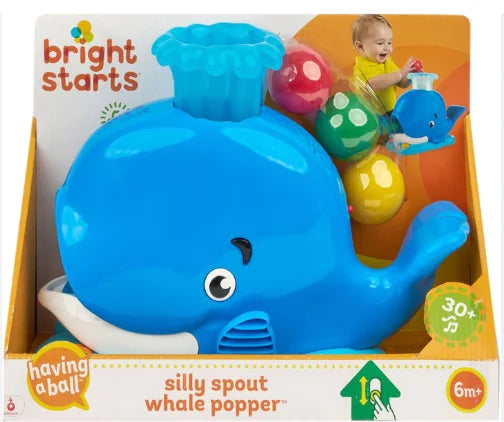 BS SILLY SPOUT WHALE POPPER TOY