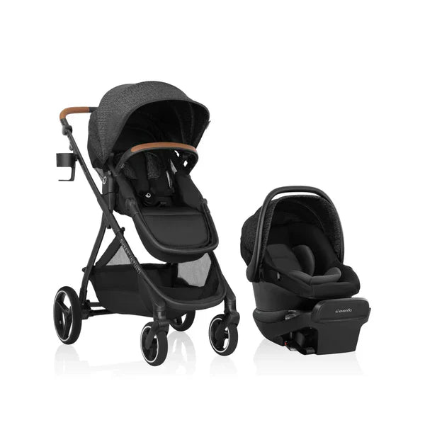 EVENFLO SHYFT INTUITI TRAVEL SYSTEM BLACK SHALE