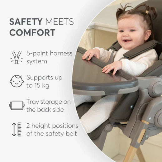 Highchair Spicy+ Beige