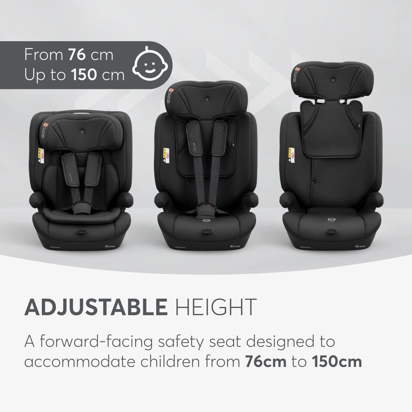 Kikkaboo - Car Seat 76*150cm i-Flow i-size -