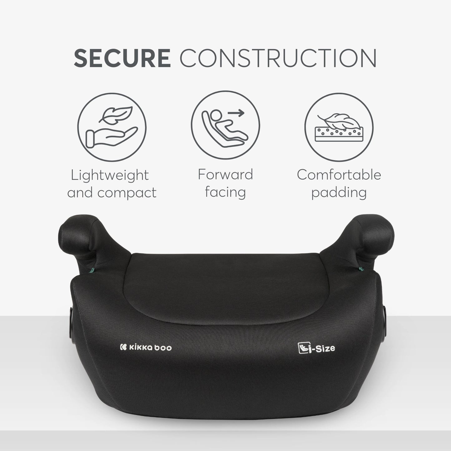 Kikkaboo - Car Seat 125*150cm i-Go i-size - Black