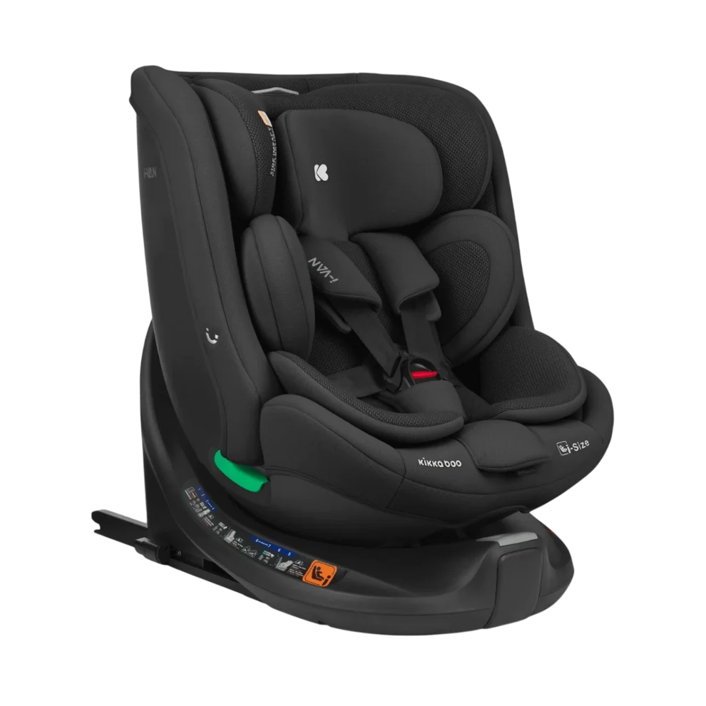 Kikkaboo - Car Seat 40*150cm - i-van i-size - Black