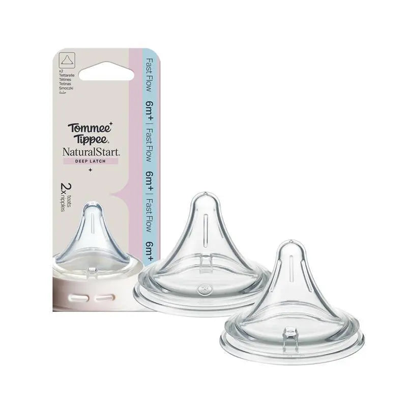 Tommee Tippee - 2x Teat Triangular -