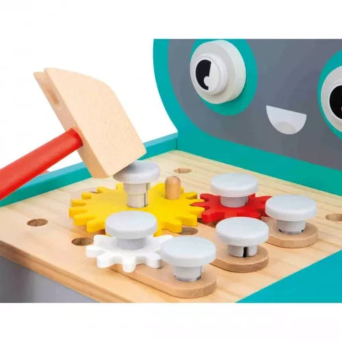 Janod - Brico' Kids Robot Trolley - Wooden