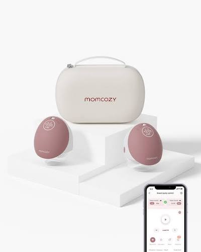 Momcozy - M9-Double-Red - Mobile Flow - Breast Pump