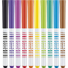 Janod - Felt Brushes Coloring - 10pcs