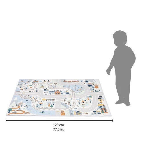 Janod - Mountain Valley Playmat With Circuit