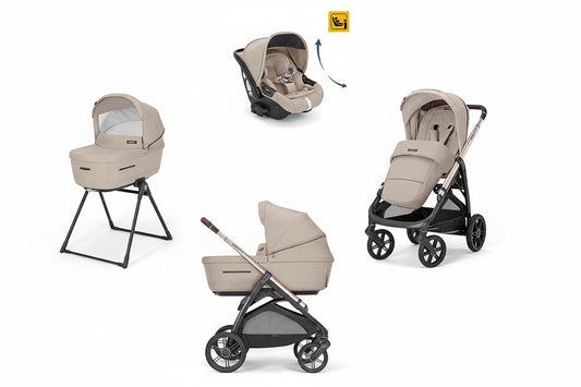 Inglesina - (KA62S) Aptica Drw Recline - Travel System - Pashima Beige