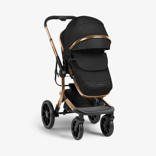 Stroller 3in1 with plastic carrycot Irene Black 2024