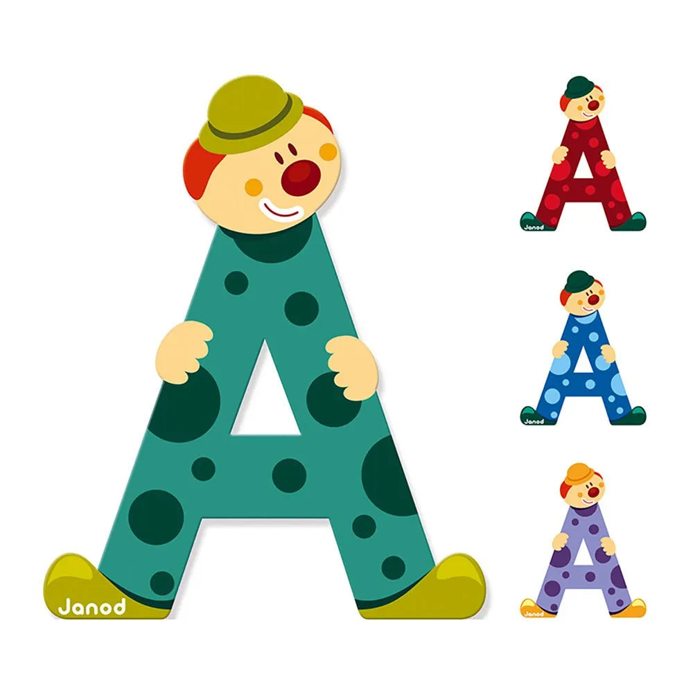 Janod Clown Letter A