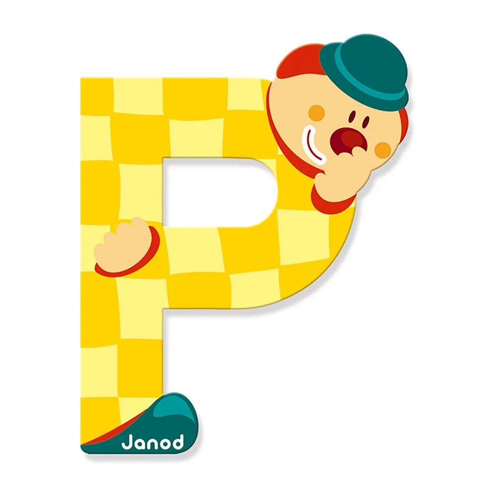 Janod Clown Letter P