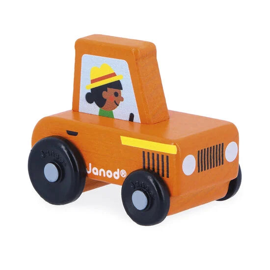 Janod - Countryside - Cross Roads Tractor - Orange