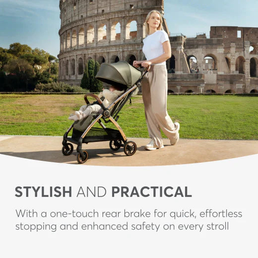 Autofolding pushchair Joy Army Green