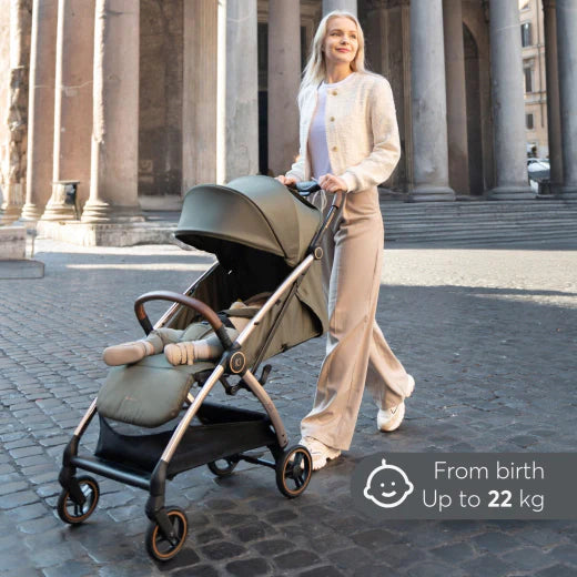 Autofolding pushchair Joy Army Green