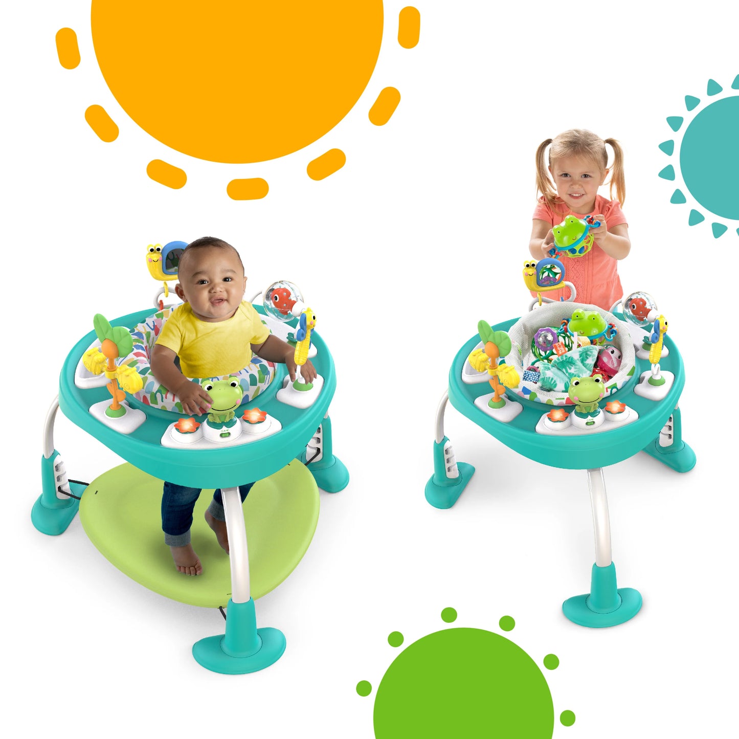 Kids2 - BS BBB 2in1 Jumper & Table - Playful Pond