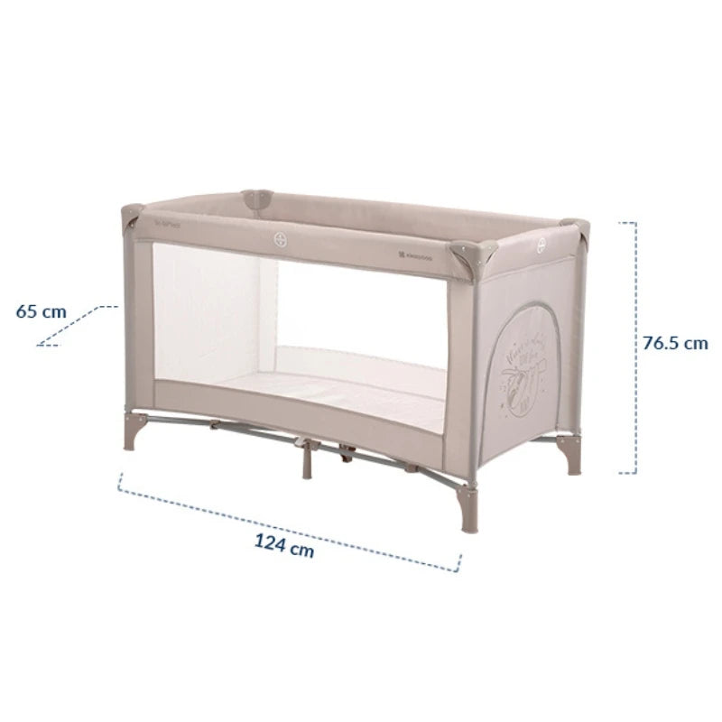 Kikkaboo - Baby Cot 2 Level So Gifted - Beige