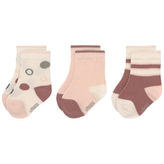 Lassig - Sneakers Socks Gots - 3pcs - Cozy Colors
