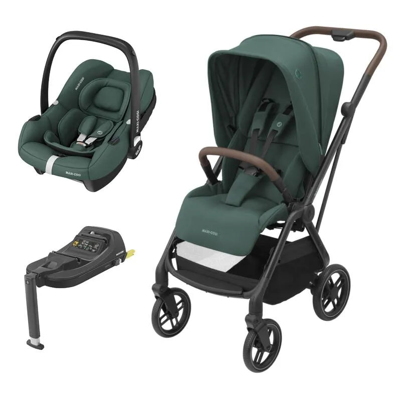 LEONA2 - ESSENTIAL GREEN 3 Piece Bundle

Leona2 Stroller.
CabrioFix i-Size Car Seat.
CabrioFix i-Size Base.
