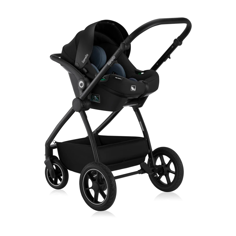 Lionelo - Meril - Baby Stroller 3in1 - Black Onyx - Travel System