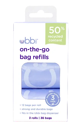 Ubbi On The Go Refill Bags, Lavender Scented, Value Pack