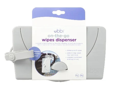 Ubbi On The Go Wipes Dispenser Grey