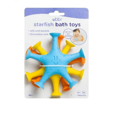 Ubbi Suction Bath Toys 3-pack Starfish