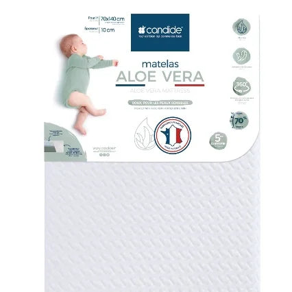 Candide Aloe Vera 360° Mattress 70x140x10 cm