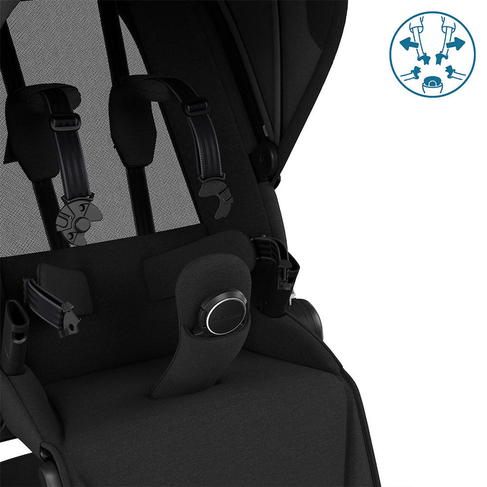 FAME - TWILLIC BLACK 4 Piece Bundle

Fame Stroller.
Carrycot.
Pebble 360 Pro Car Seat.
FamilyFix 360 Pro Base.
