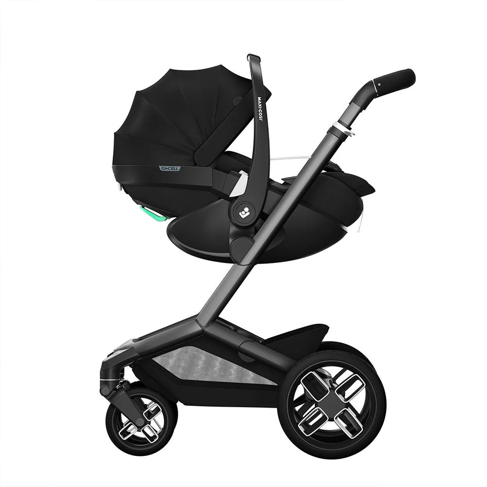 FAME - TWILLIC BLACK 4 Piece Bundle

Fame Stroller.
Carrycot.
Pebble 360 Pro Car Seat.
FamilyFix 360 Pro Base.
