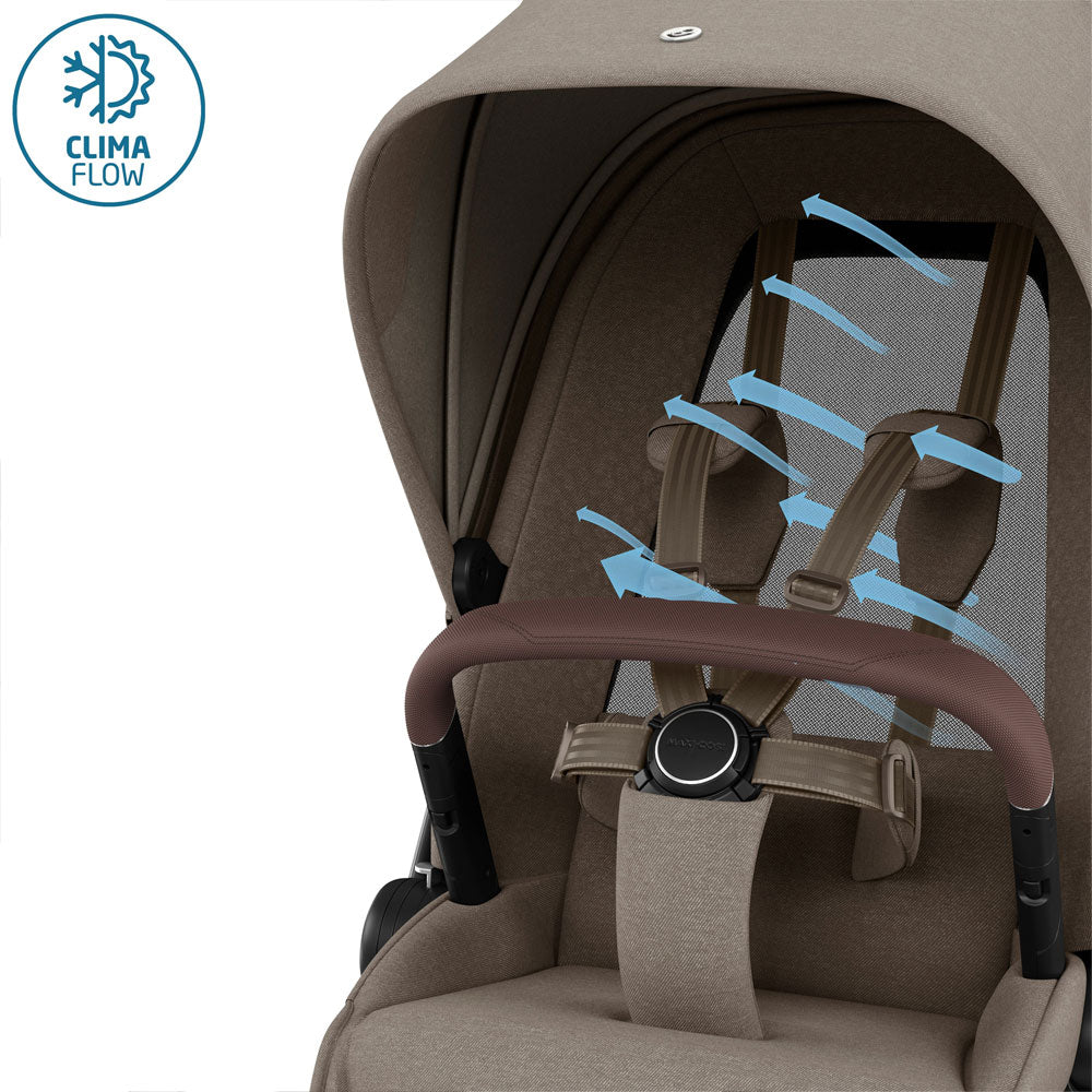 MAXI COSI FAME STROLLER - TWILLIC TRUFFLE
