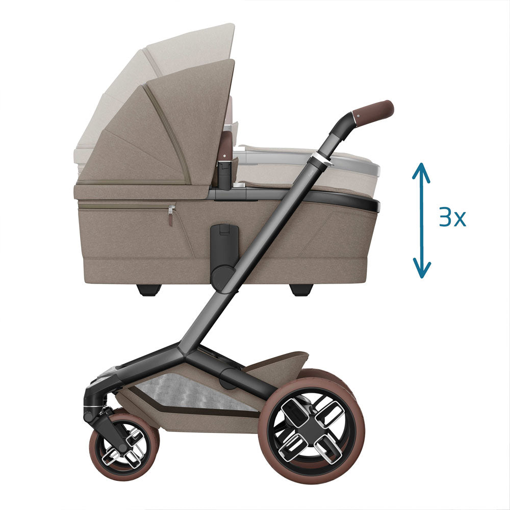 FAME - TWILLIC TRUFFLE 4 Piece Bundle

Fame Stroller.
Carrycot.
Pebble 360 Pro Car Seat.
FamilyFix 360 Pro Base.
