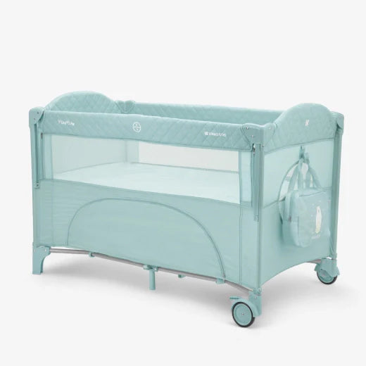 Baby cot 2 levels Milky Way Mint 2023