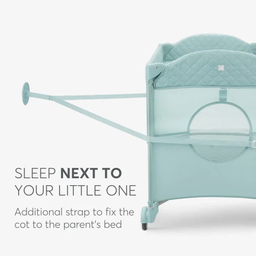 Baby cot 2 levels Milky Way Mint 2023