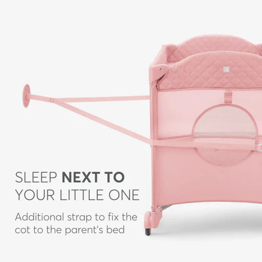 Baby cot 2 levels Milky Way Pink 2023