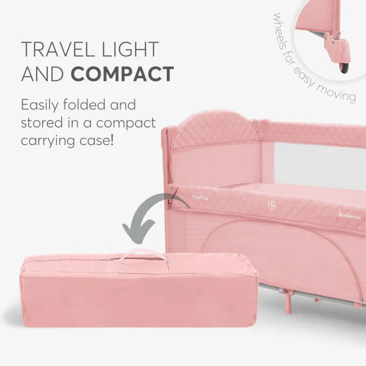 Baby cot 2 levels Milky Way Pink 2023