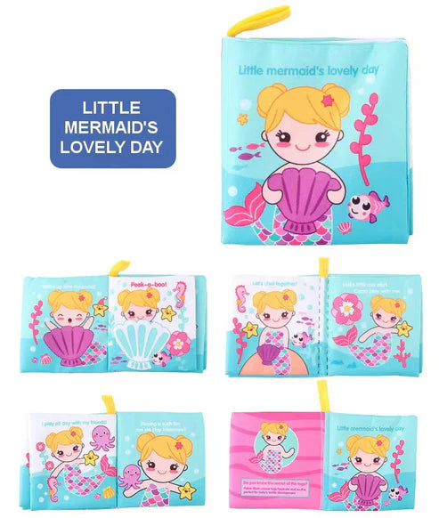 Tumama Kids - Stories Crinkle Book - Soft Cloth Book - Crab