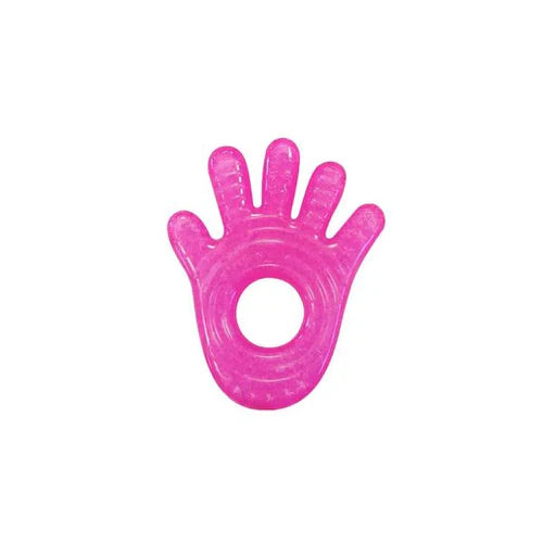 Munchkin - Fun Ice Chewy Teeter 0m+ - Pink Hand Shape