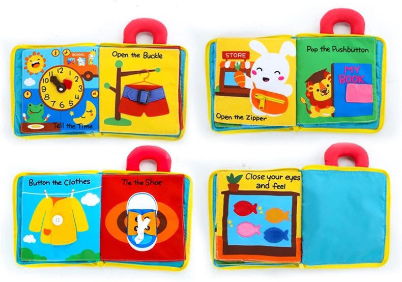 Tumama Kids - Baby Quiet Book - My Lovely Cloth Book