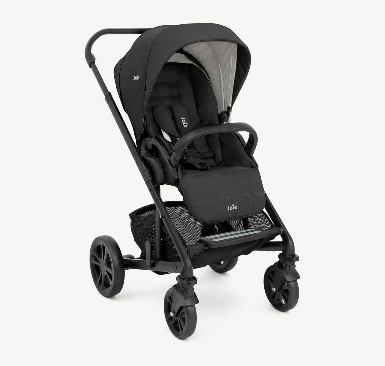 Chrome stroller Shale + Gemm car seat
