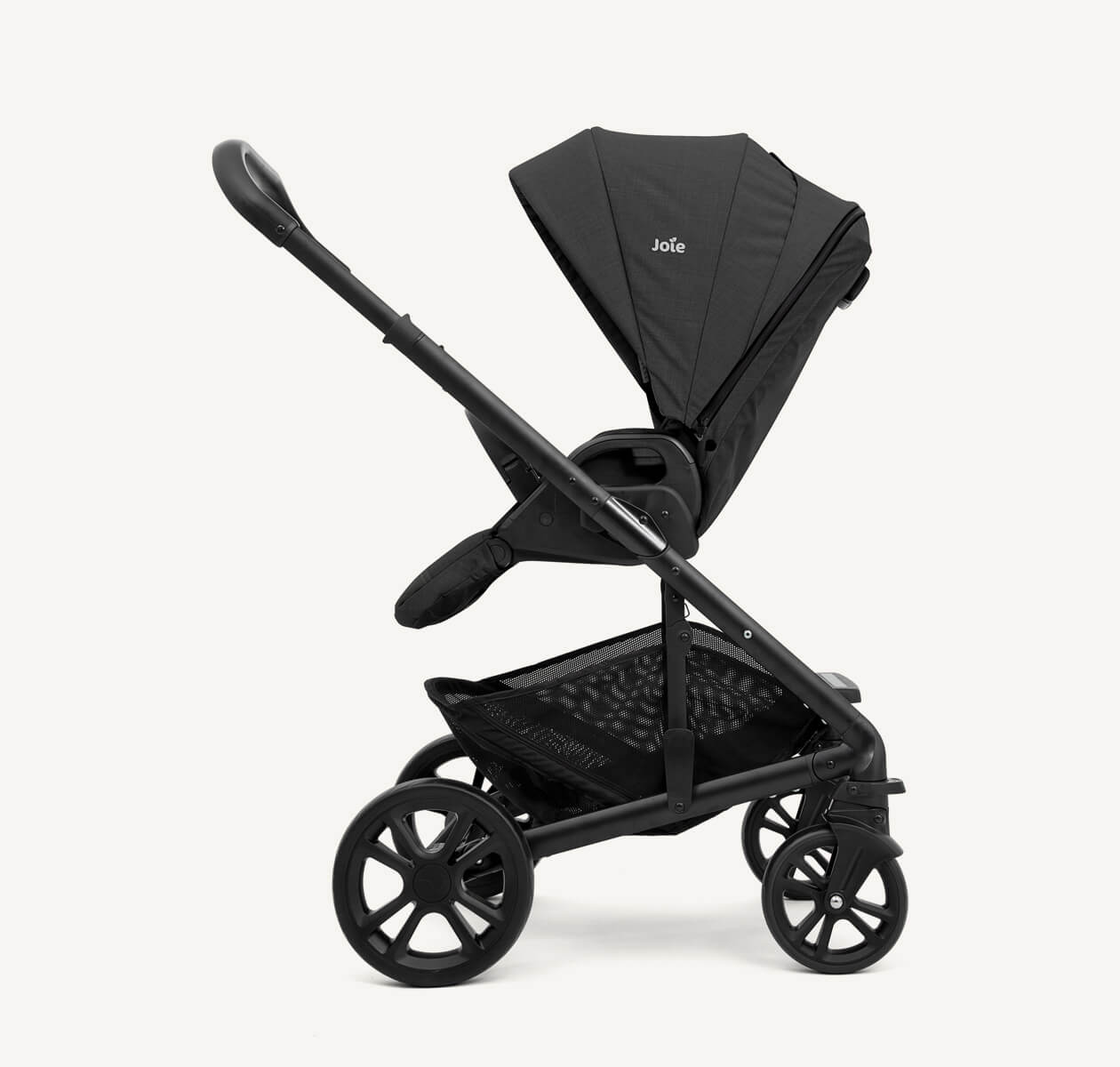 Chrome stroller Shale + Gemm car seat