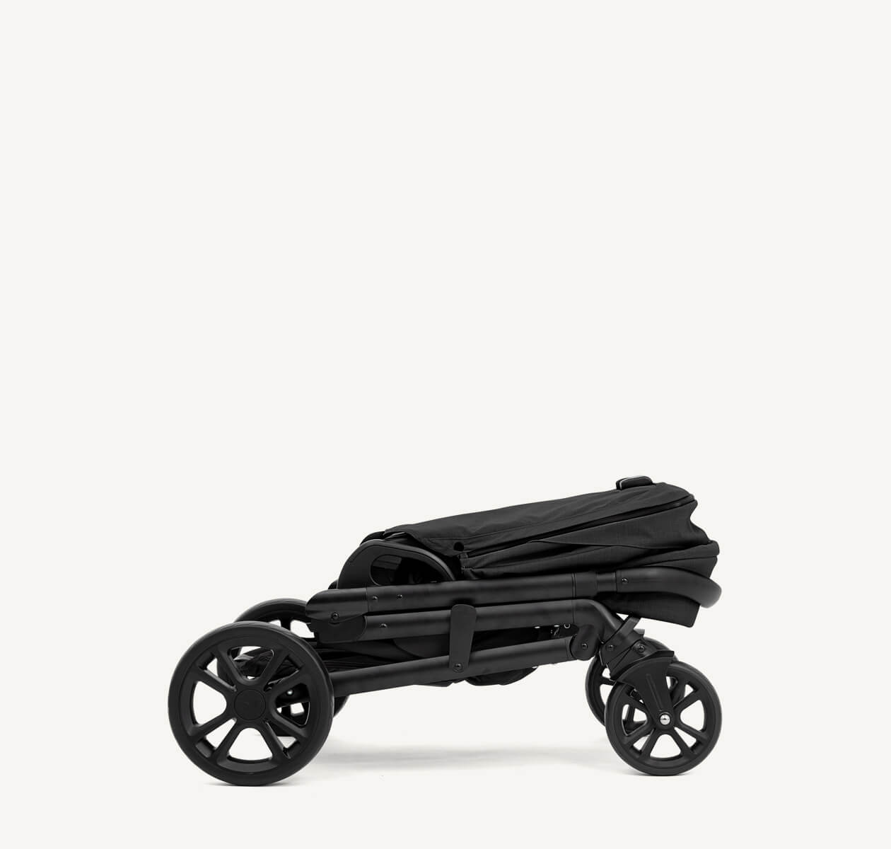 Chrome stroller Shale + Gemm car seat