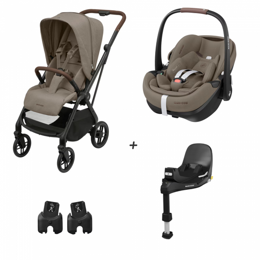 LEONA2 - TWILLIC TRUFFLE 3 Piece Bundle

Leona2 Stroller.
Pebble 360 Pro Car Seat.
FamilyFix 360 Pro Base.
