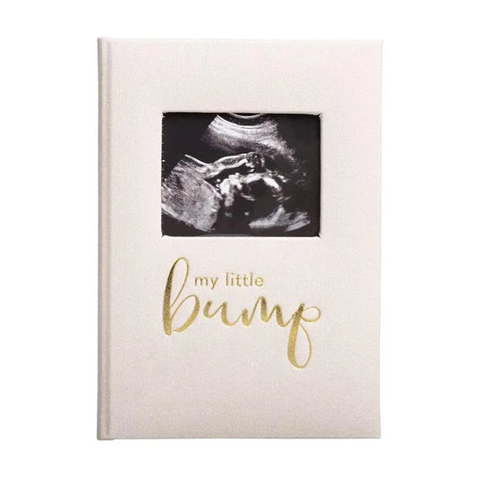 Pearhead - Linen Pregnancy Journal Ivory