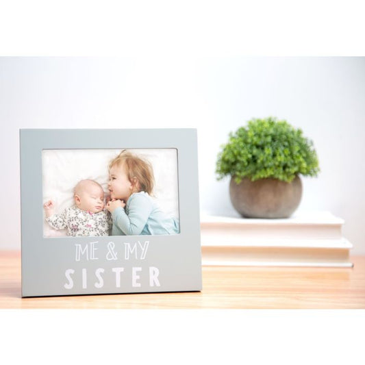 Pearhead - "Me And My Sister" Sentiment Frame - Grey