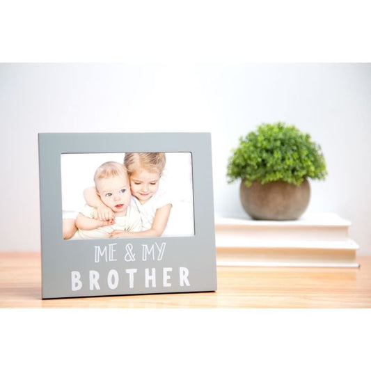 Pearhead - "Me And My Brother" Sentiment Frame - Rustic