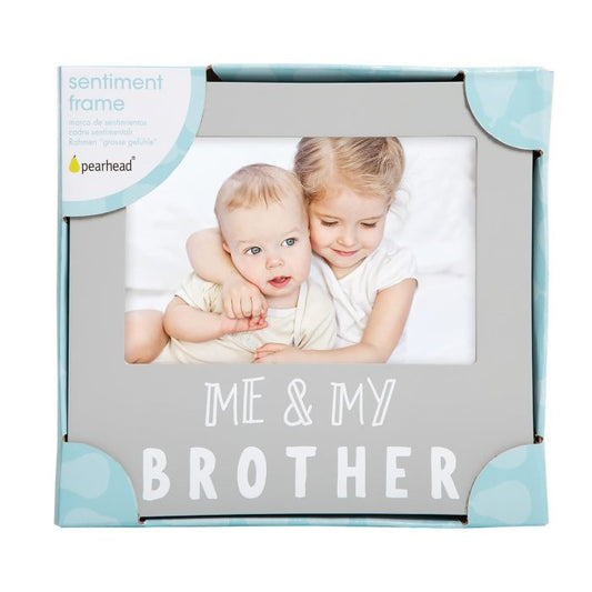 Pearhead - "Me And My Brother" Sentiment Frame - Rustic