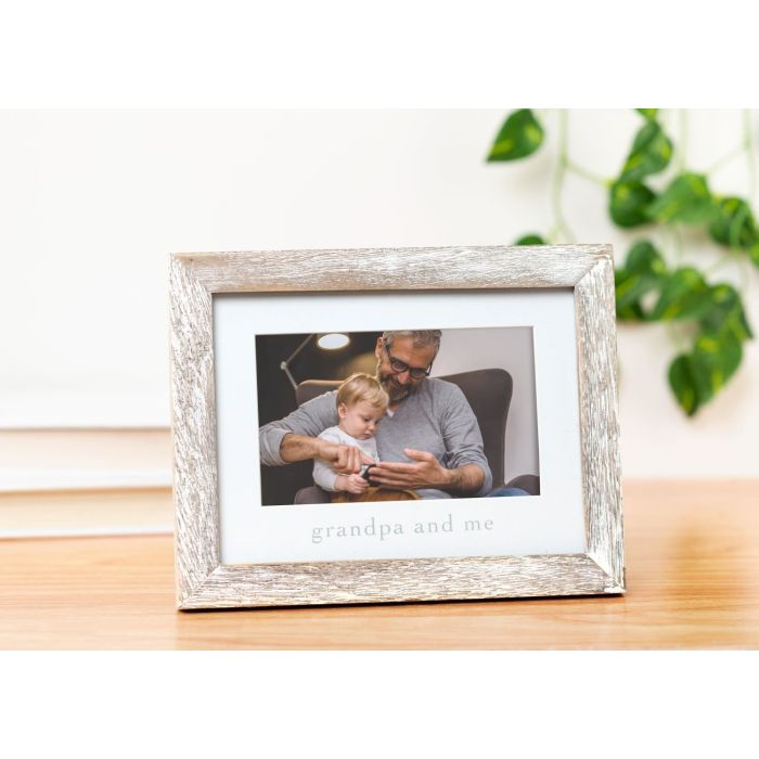 Pearhead - Grandpa and Me - Sentiment Frame Rustic