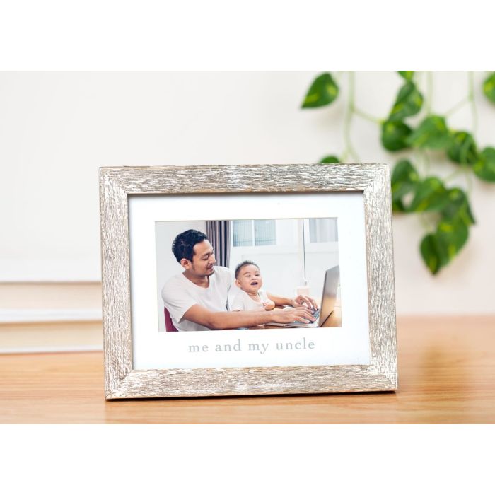 Pearhead - Me and My Uncle - Sentiment Frame Rustic