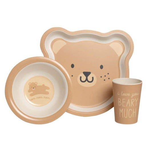 Pearhad - Bamboo Feeding Set - Bear