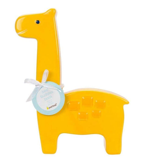 Pearhead - Best Buddies - GiraffeBank - Ceramic Orange